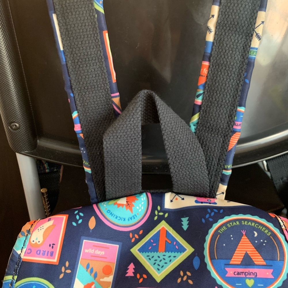 Kipling Colorful Patterned Backpack - image 6